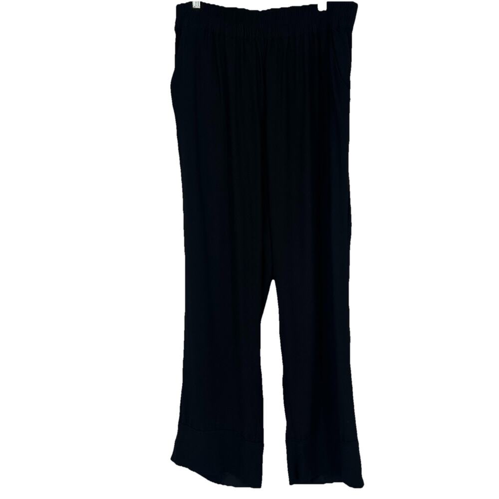 Universal Standard Black Wide-Leg Pull-On Pants